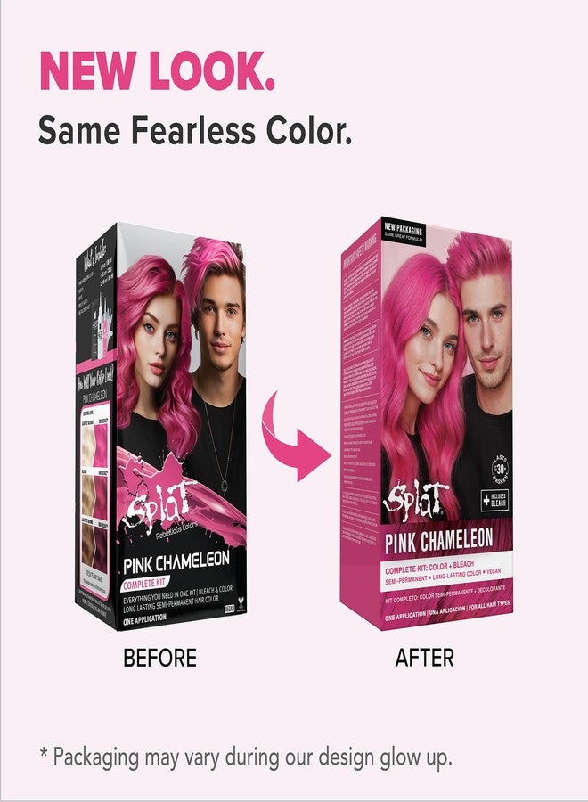 سبلات | مجموعة كاملة | صبغة شعر | شبه دائمة | تدوم طويلاً | نباتية وخالية من القسوة (وردي متغير اللون) - Image 2